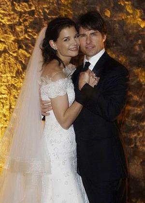 katie holmes wedding pics. Katie Holmes and Tom Cruise